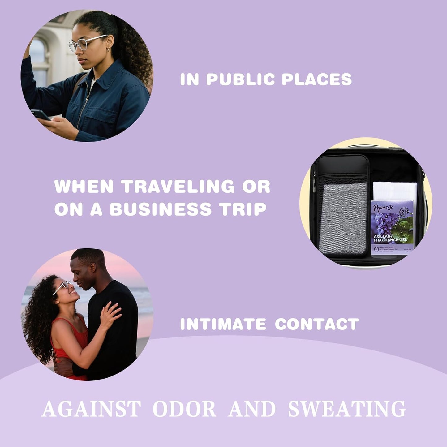 Natural Deodorant - Irritant-Free Formula Suitable for All Skin Types 21-Day Long-Lasting Freshness with Refreshing Scent