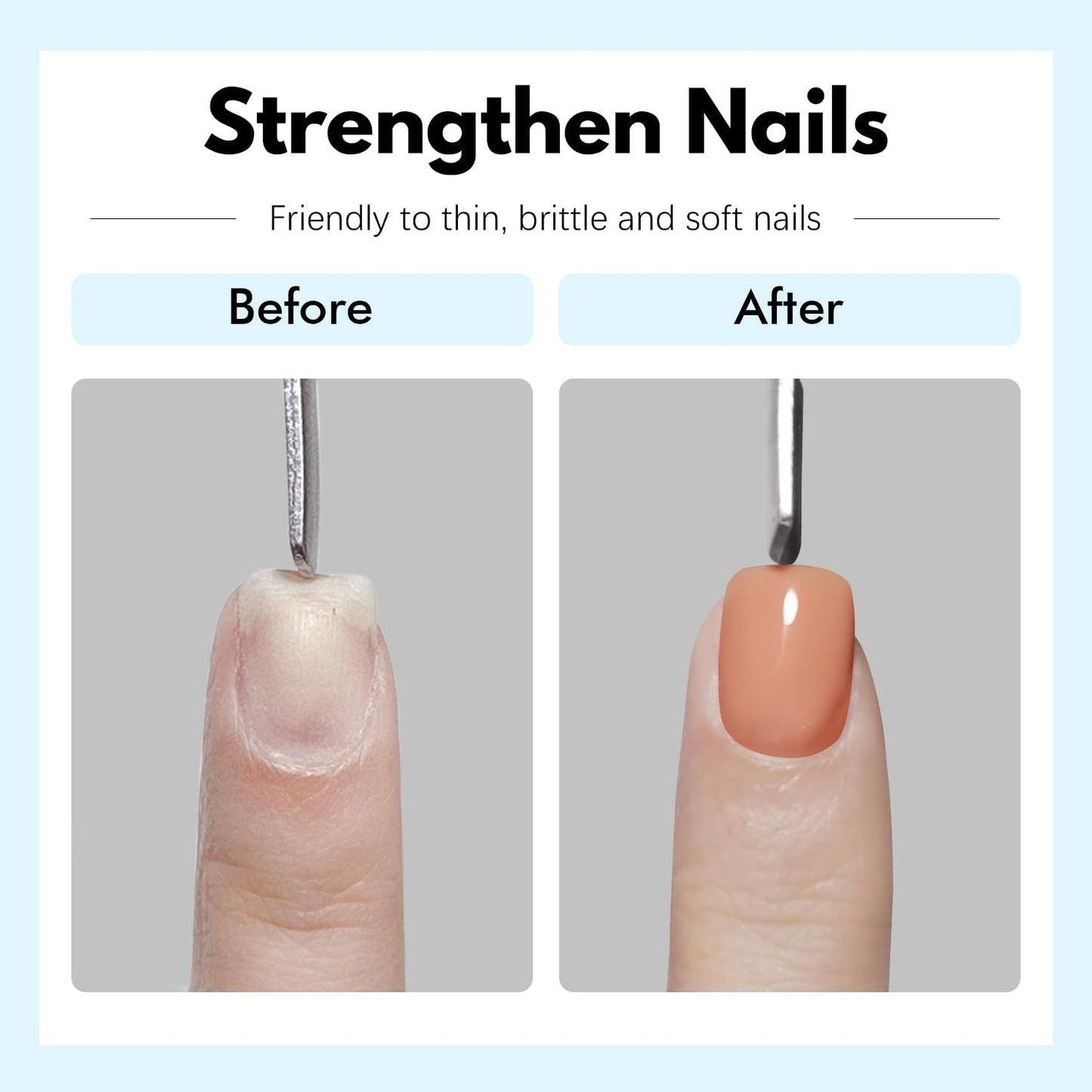 FZANEST Hema-Free Rubber Base Builder Gel Set, 6 Colors Nude Pink Gel Polish Sheer Milky White Natural Nail Polish French Tips Base Colors Nails Strengthener Soak Off Gift for Womens