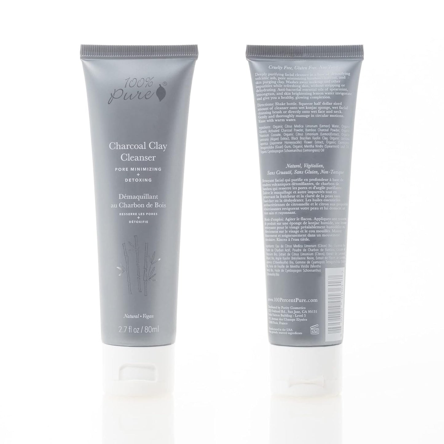 100% PURE Charcoal Clay Cleanser