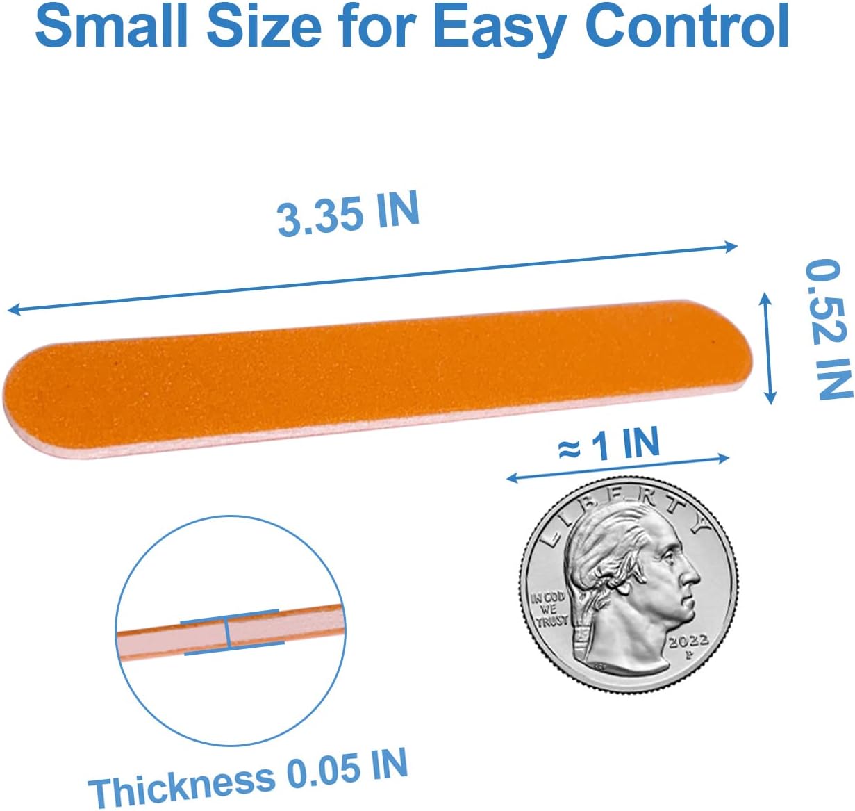 Mini Nail Files Bulk (100 Pcs), Double Sided Emery Board Nail File for Nature Nails, Manicure Tool Set Disposable Colorful Nail File for Home Salon Use Travel Size Men Women Kids Wood Board