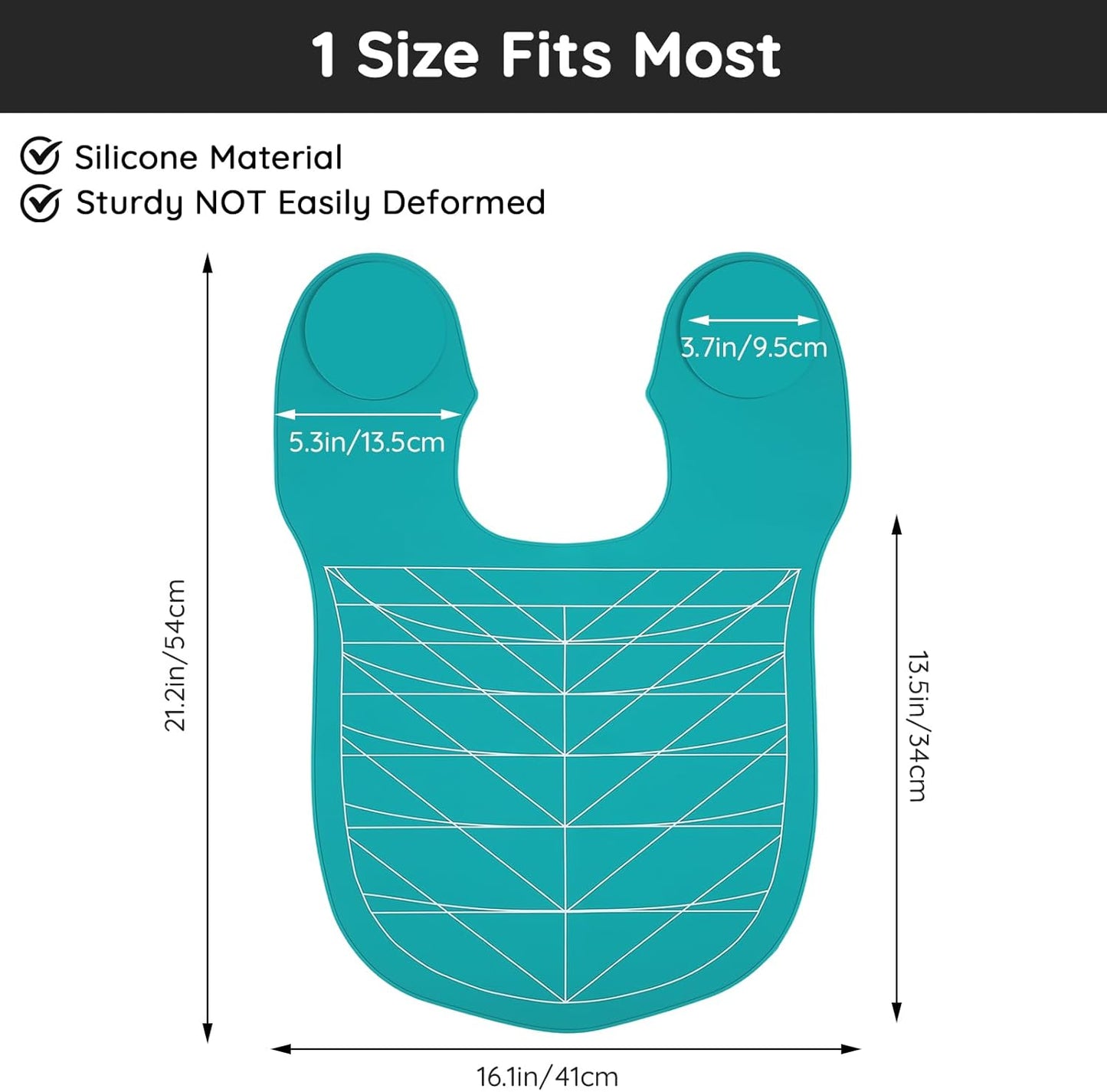 Segbeauty Hair Cutting Guide Mat Cyan, Longer Silicone Waterproof Hiarcut Mats for Barber Shop Salon, Professional Salon Hair Cutting Mat with Guidelines Weighted Neck Wrap for Hairstylist