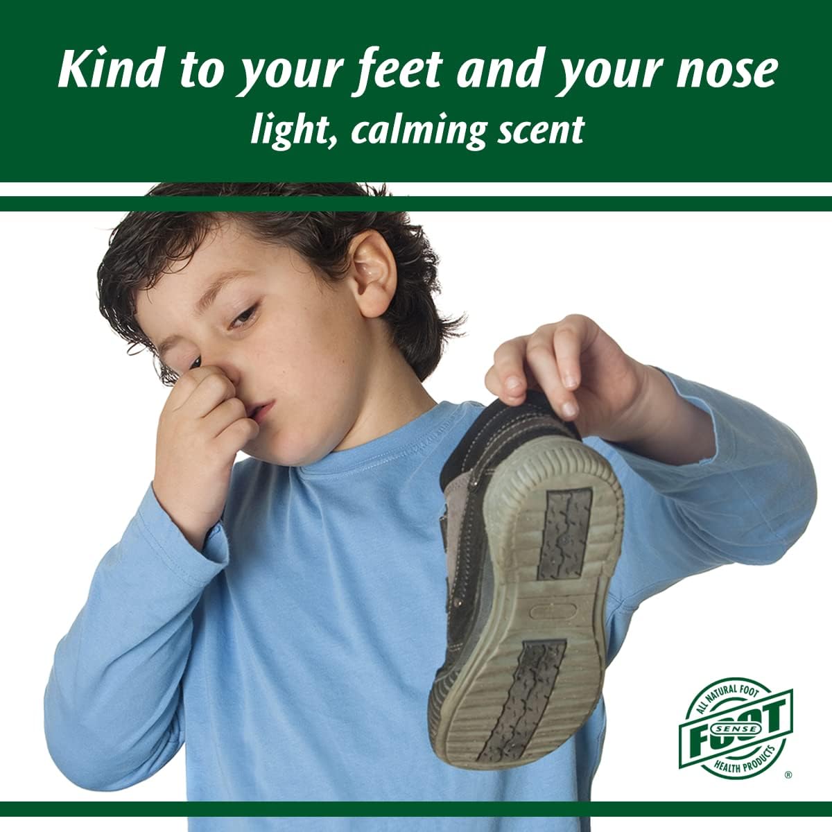 FOOT SENSE All Natural Foot & Shoe Powder, Foot Deodorant, Talc-Free, Odor Eliminator, Disinfects & Deodorizes, Long-Lasting up to 6 Months Safe for Men, Women, Kids, Athletes, 50g (4 Pack)