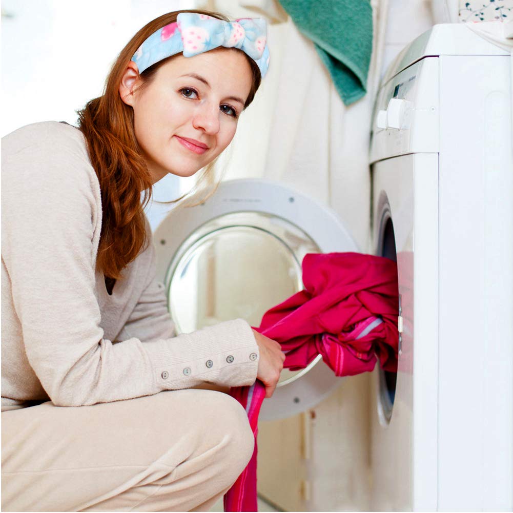 Stocking Stuffers for Teen Girls, 8 Pack Bow Spa Skincare Headband for Washing Face, Christmas Gifts Spa Party Favors Bulk Gifts for Teens Girls