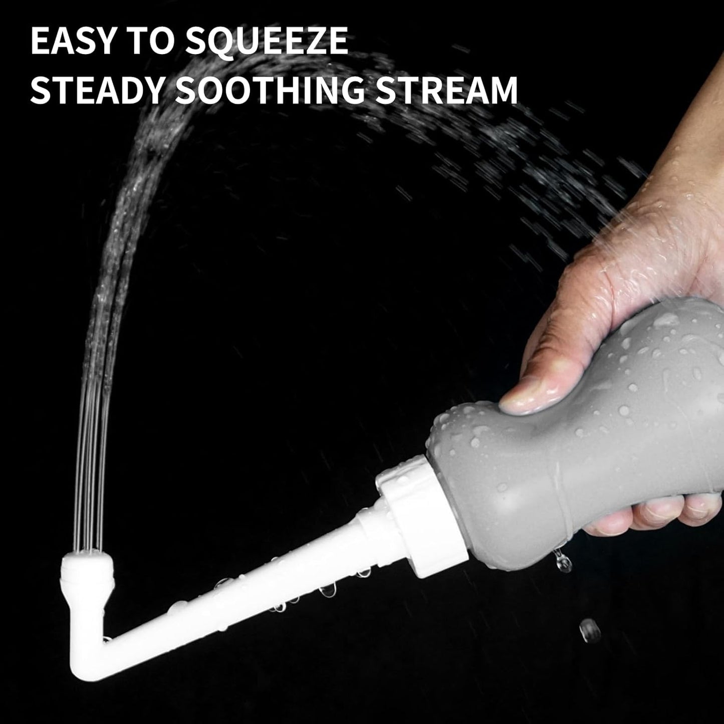 Peri Bottle for Postpartum Care, Postpartum Essentials, Feminine Care 12 oz Gray (Gray)