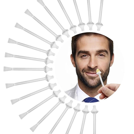 Nose Wax Sticks - 50Pcs Nose Wax Applicator Sticks for Nostril Nasal Cleaning Ear Eyebrow for Men Women Painless Nose Hair Removal