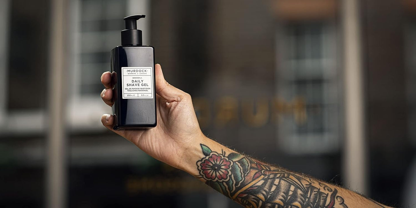 Murdock London Daily Shave Gel | Perfect for Quick, Everyday Shave | Made in England