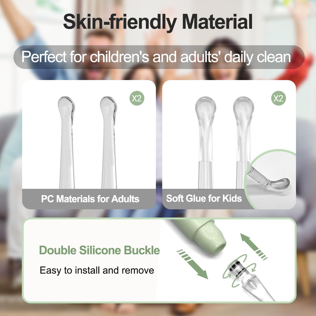 Upgraded All-in-One Ear Cleaning Tool Set with LED Light, Pick, Tweezers, Spiral Spring Spoon for Adults, Kids, and Pets (Pack of 7)