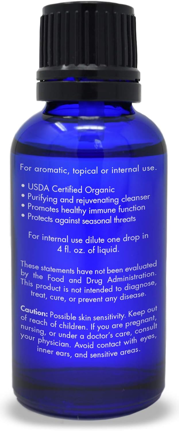 Organic, Tea Tree, Melaleuca, Oil, Food Grade – 100% Pure, Tea Tree Essential Oil, by Zongle Therapeutics, 1 OZ