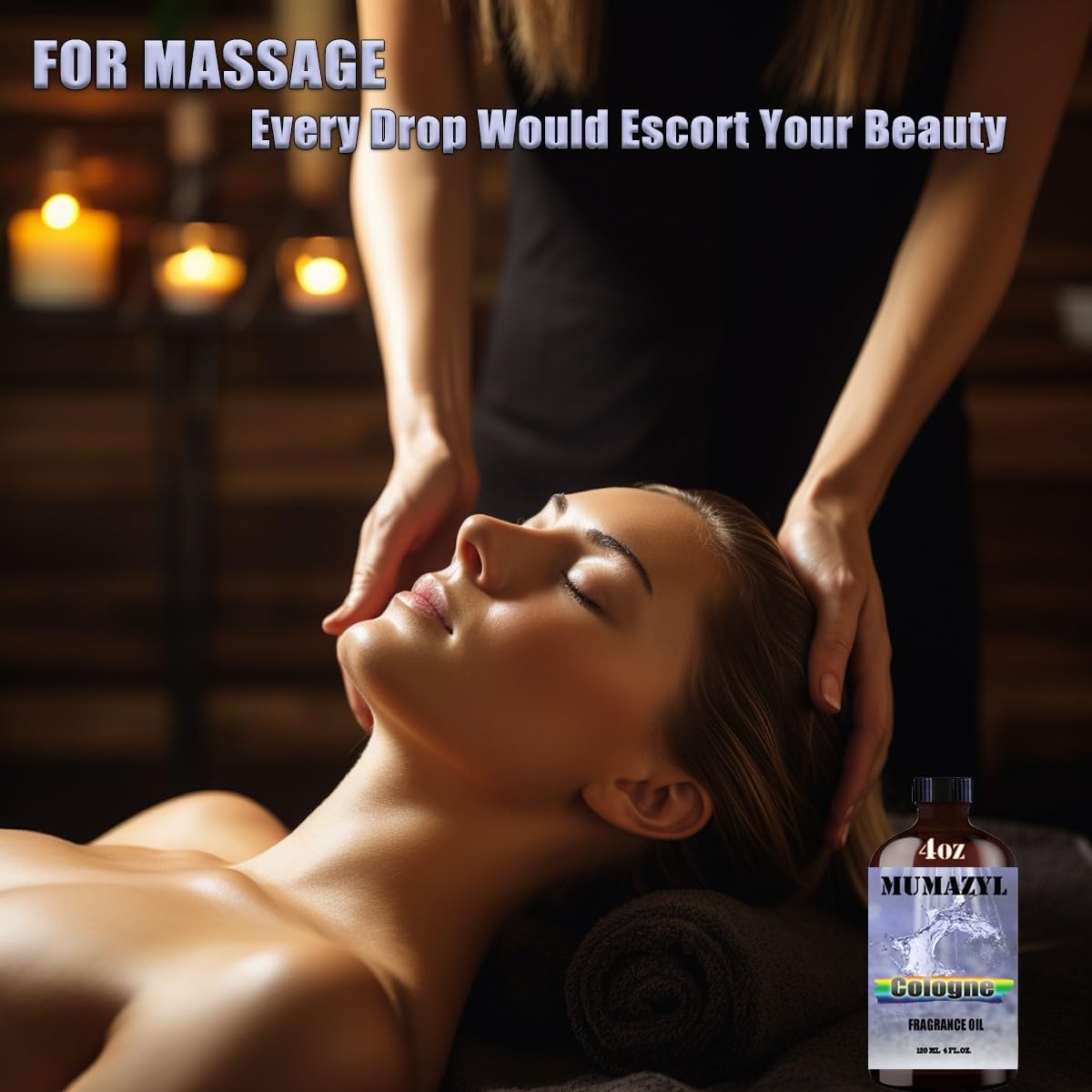 Cologne Fragrance Oil, Cologne Oil 4 Fl Oz 120ML for Diffuser Humidifier Yoga Cleaning DIY Candle Soap Making Essential Oil