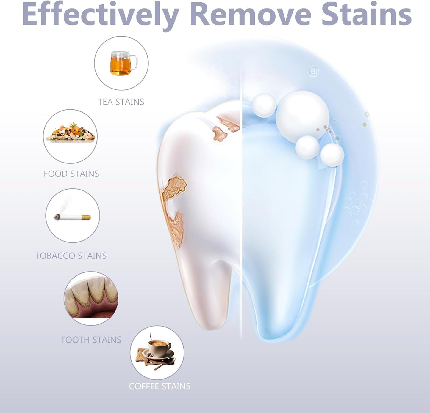 Teeth Whitening Strips for Sensitive, 42 Strips Whitener Safe Whitestrip, Deep Stains Removal Tooth Whitening, Enamel Safe Non-Slip Dry Strip Technology for Whiter Teeth,Coconut