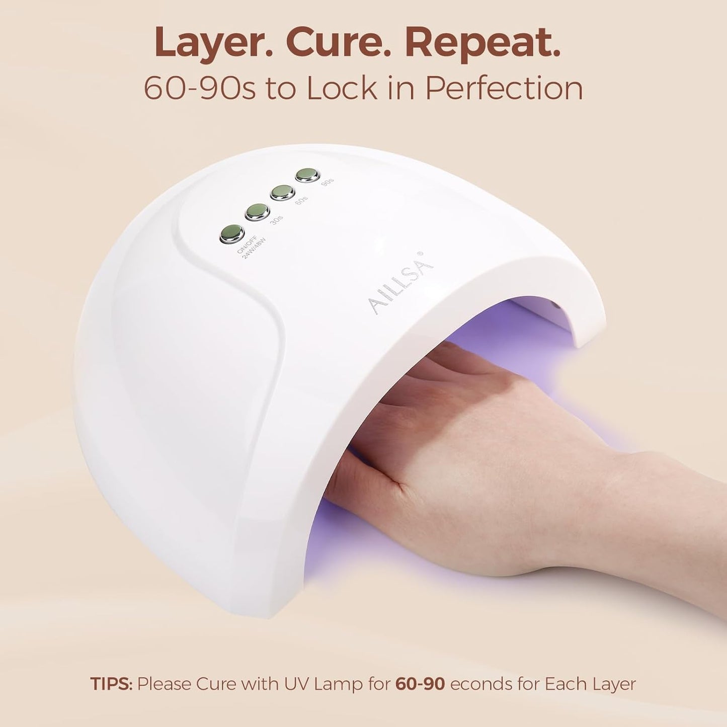 AILLSA Milky Pink Gel Nail Polish Natural Nude Jelly Gel Polish Light Color Translucent Nude Polish Sheer Pink Neutral Nails Soak Off U V Gel for French Manicure Nail Salon at Home 0.51 Fl Oz/GB90