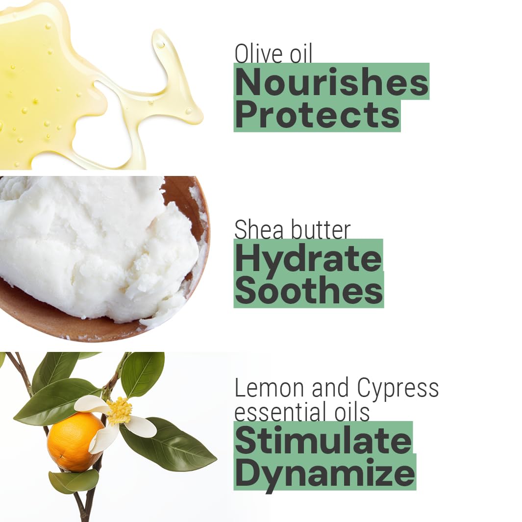 Panier des Sens - Small Hand Cream for Dry Cracked Hands - Provence Mini Hand Lotion for Dry Skin - With Shea Butter and Olive Oil - Hand Care 97% Natural Ingredients - Travel Size 1 floz