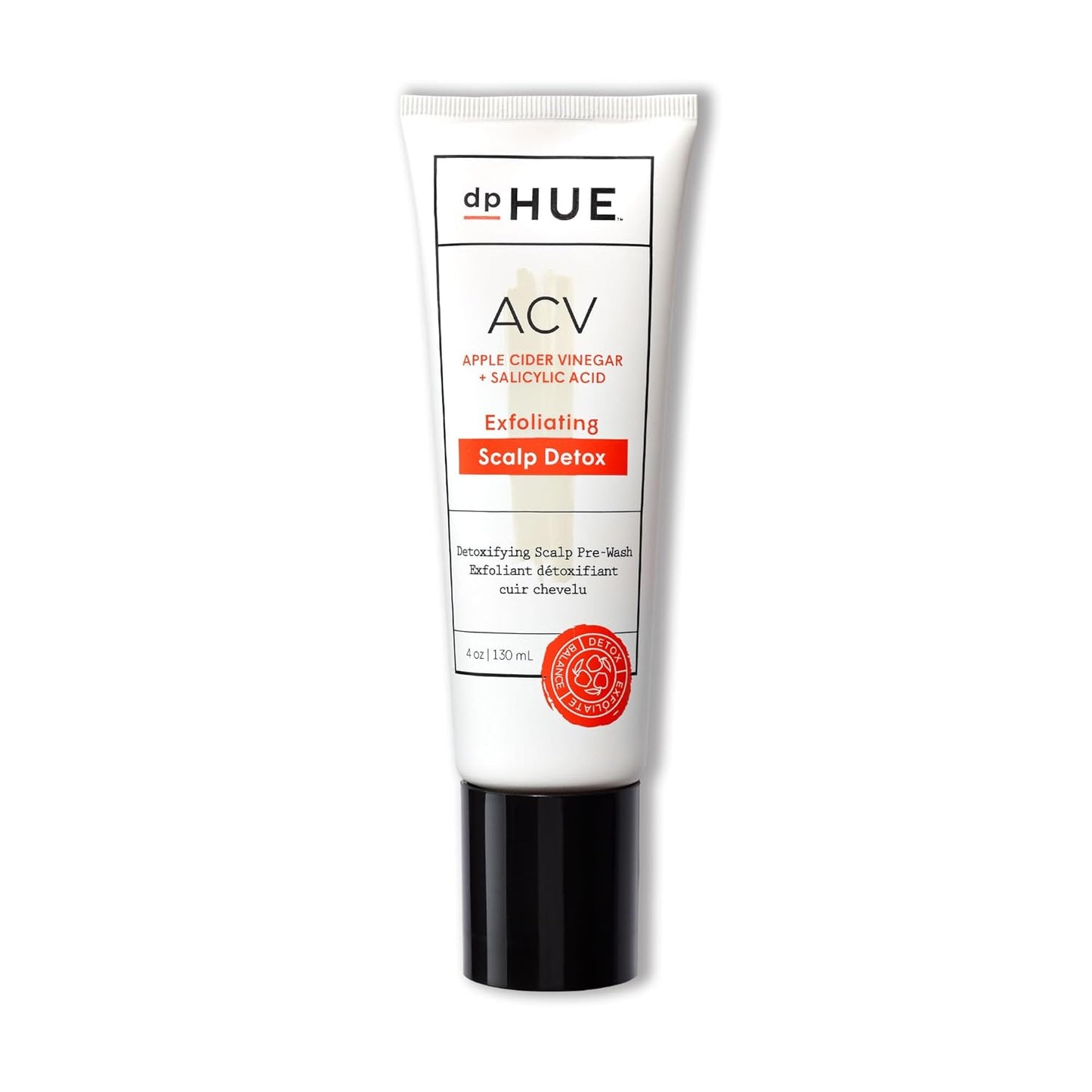 dpHUE ACV Exfoliating Scalp Detox - 4 oz - Helps Reduce Shedding & Promote Healthy Hair Growth - With Salicylic Acid & Niacinamide - No Added Fragrance - Vegan & Color Safe