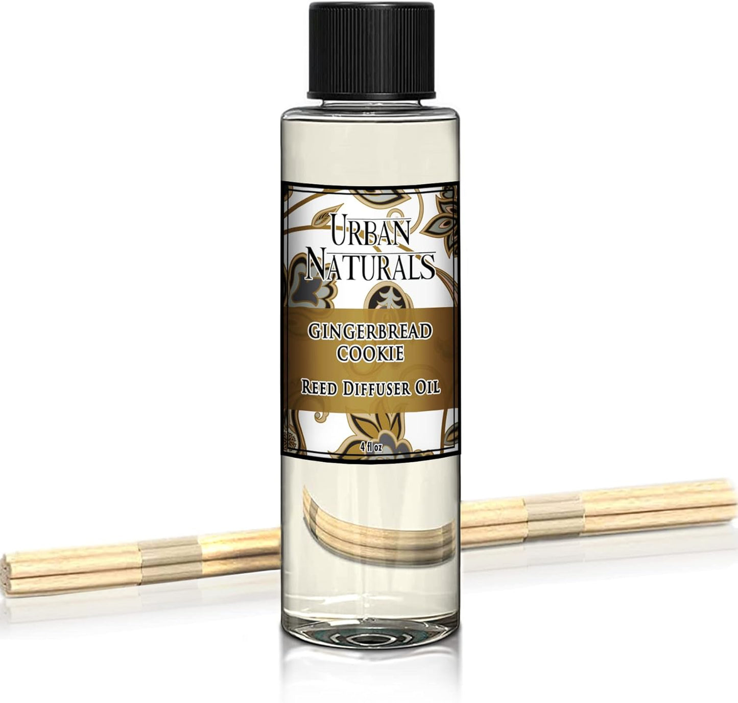 Urban Naturals Gingerbread Cookie Scented Reed Diffuser Oil Refill | Fall Collection | Warm Vanilla, Nutmeg, Cinnamon & Ginger | Great Autumn Scent! | Made in The USA