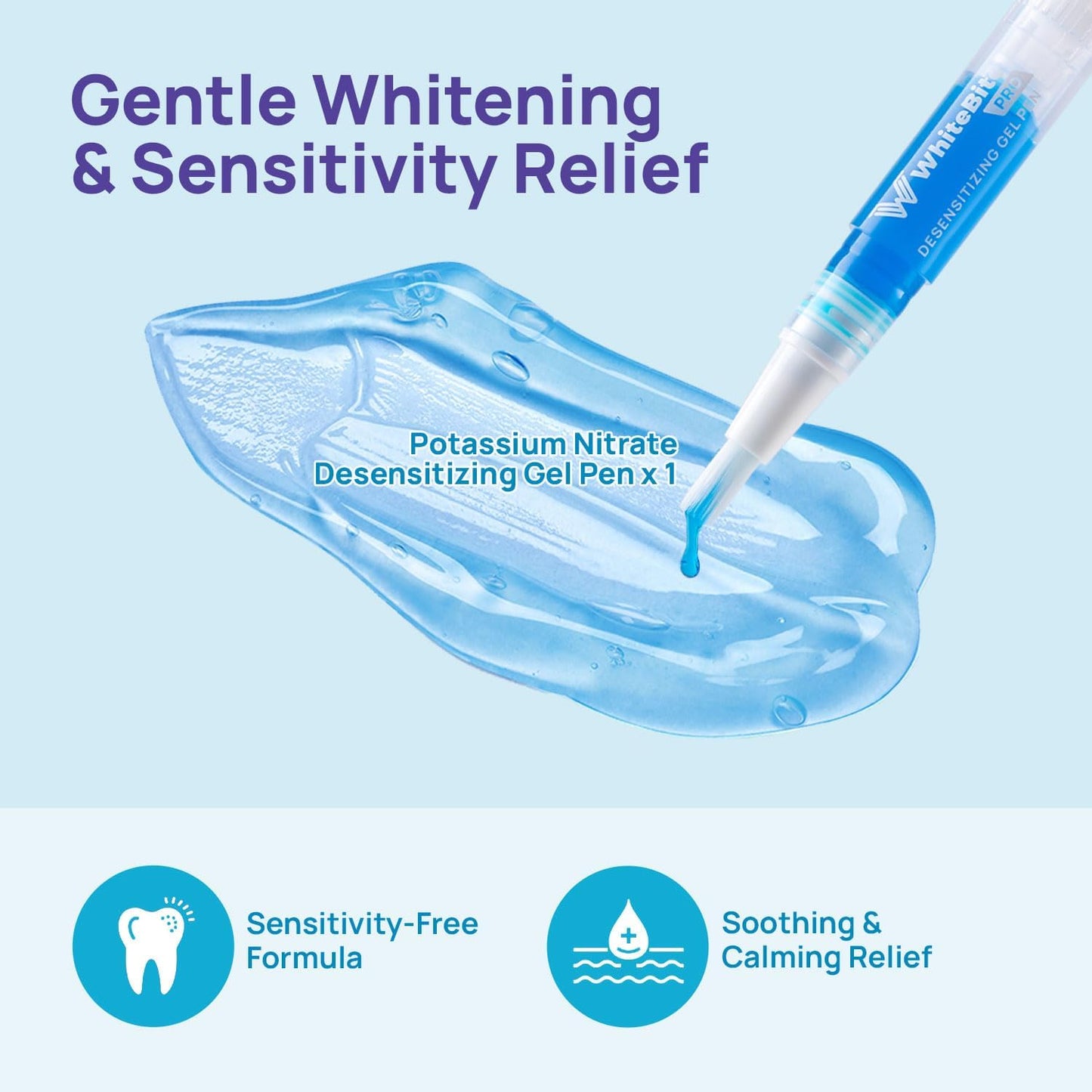 Whitebite Pro Teeth Whitening Kit for Sensitive Teeth – LED Light + 35% Carbamide Peroxide Gel + Remineralizing Gel | Premiuml-Grade Results at Home