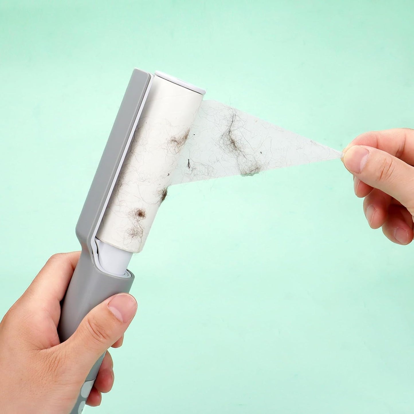 4'' Lint Plus Roller Refills Only Compatible with Flint Plus XL Retractable Lint Remover & Pet Hair Roller for Clothes Extra Sticky 90 Sheets Each Refill Total 360 Sheets (Travel Size)