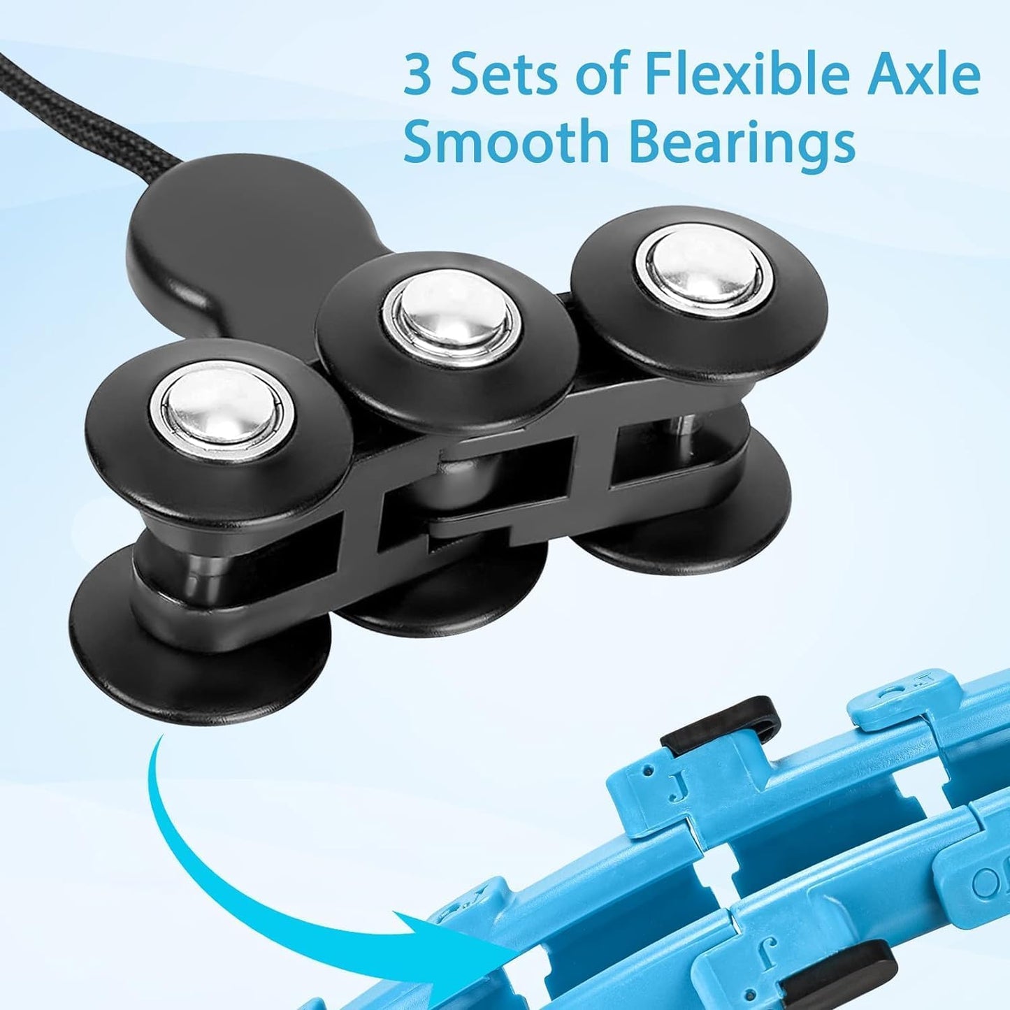 34 Knots Weighted Workout Hoop Plus Size, Smart Waist Exercise Ring for Adults Weight Loss