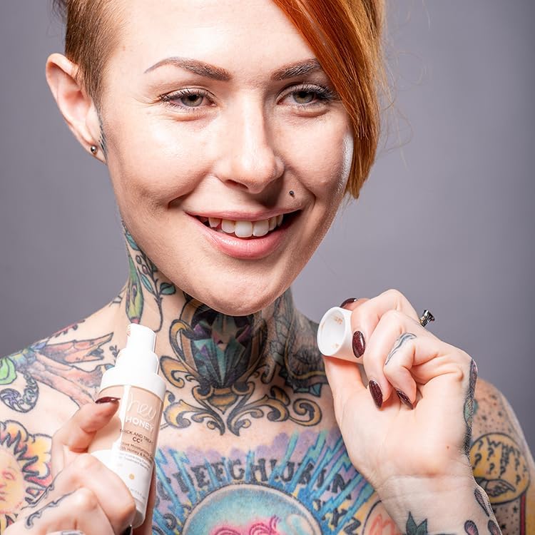 Hey Honey Trick and Treat CC² Cream SPF 46 | Active Moisturizing Color Correcting Cream with Honey & Propolis | Best Cover For Rosacea, Skin Redness & Mature Skin | Cruelty-Free | 1 oz (Fair Tone)