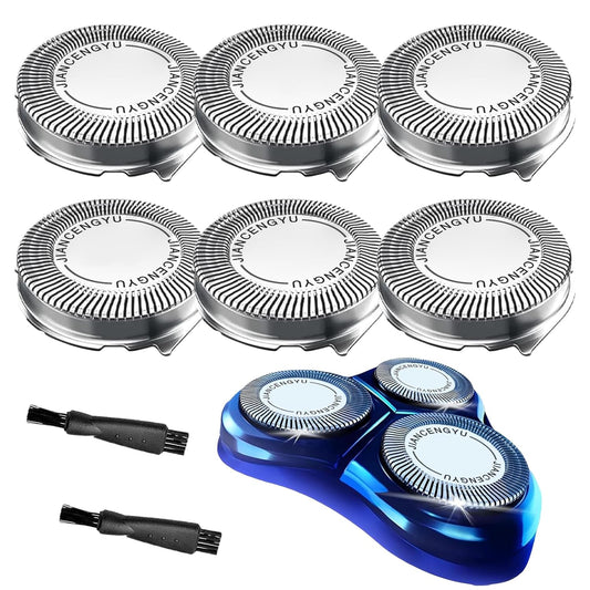 HQ8 Replacement Heads Compatible with Philips Norelco Aquatec Shaver, HQ8 Blades for Philips Norelco Aquatec Shavers Razor for PT720 PT730 AT880 At830 AT810, New Upgraded HQ8 Blades, 6 Pack