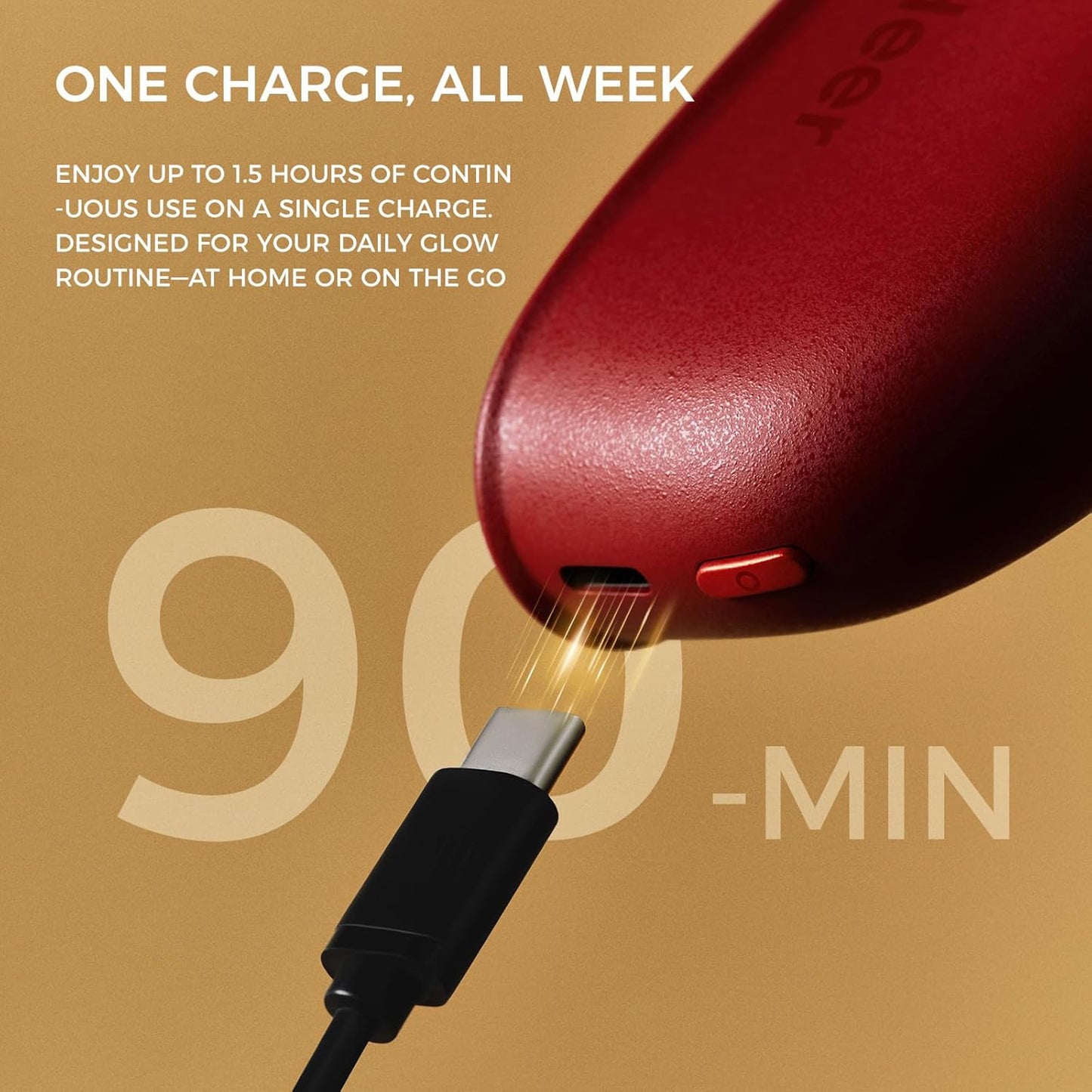 Electric Gua Sha Facial Tool – Heated Brass Face & Neck Massager with LED Red Light & Soothing Vibration, Smart Dual-Mode Design for Sculpting, Lifting & Skincare Relaxation