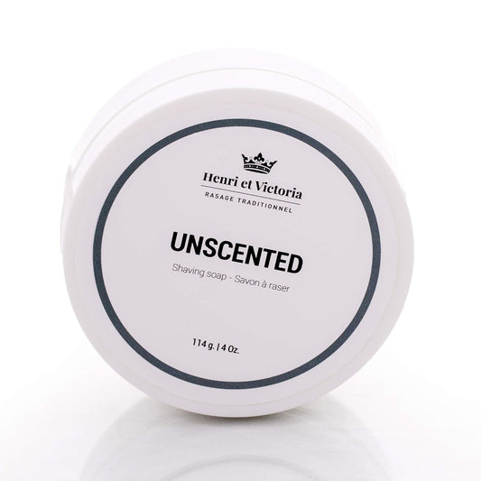 Shaving Soap For Men | Smooth Shave, Lathers Up Nicely, Long-Lasting Scent | Canadian Made by Skilled Artisan 114 g (4 oz) (Unscented)