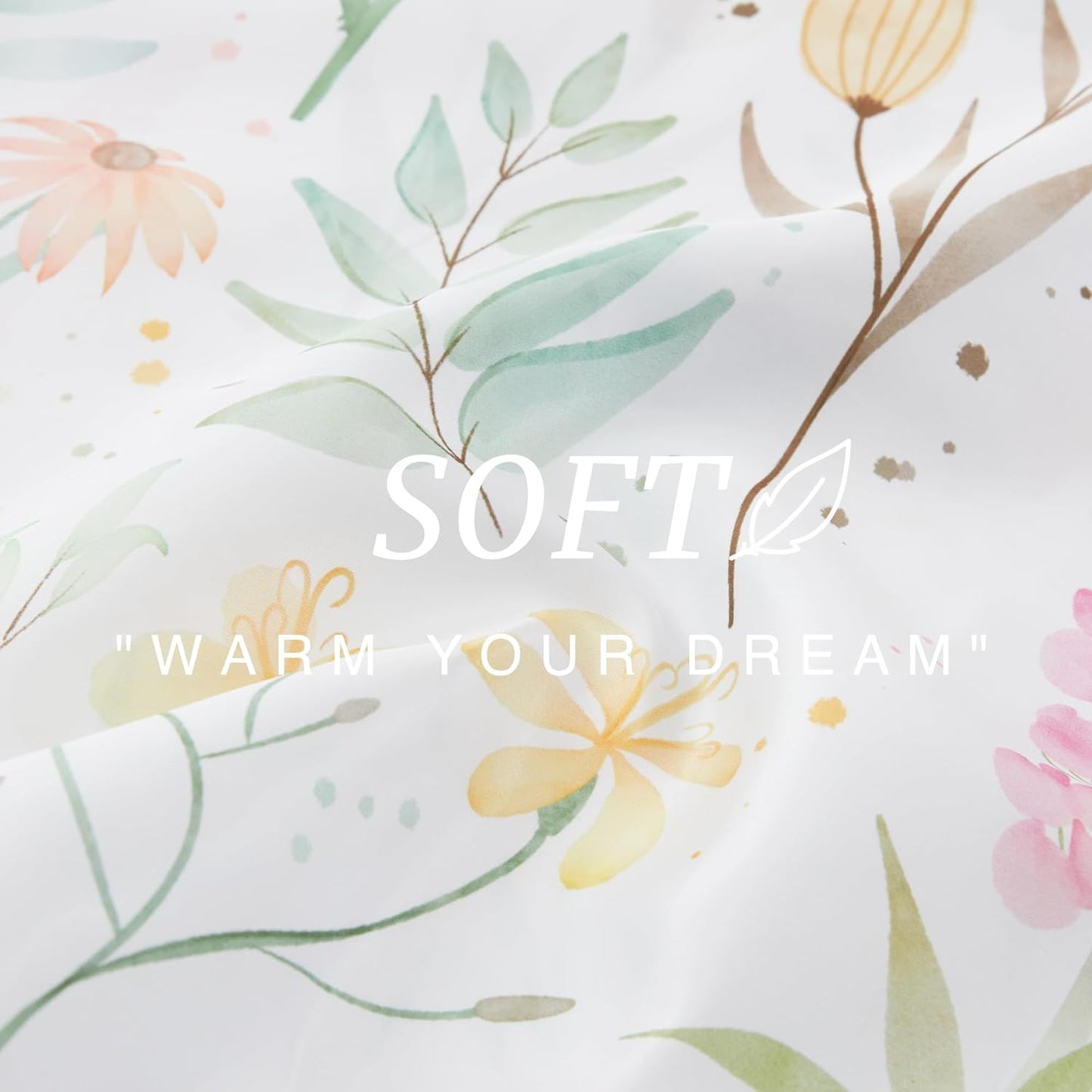 Satin Pillowcase 2 Pack - Multicolor Printed Silk Pillowcase for Hair and Skin 20x30 inches - Satin Pillow Cases Set of 2 with Envelope Closure