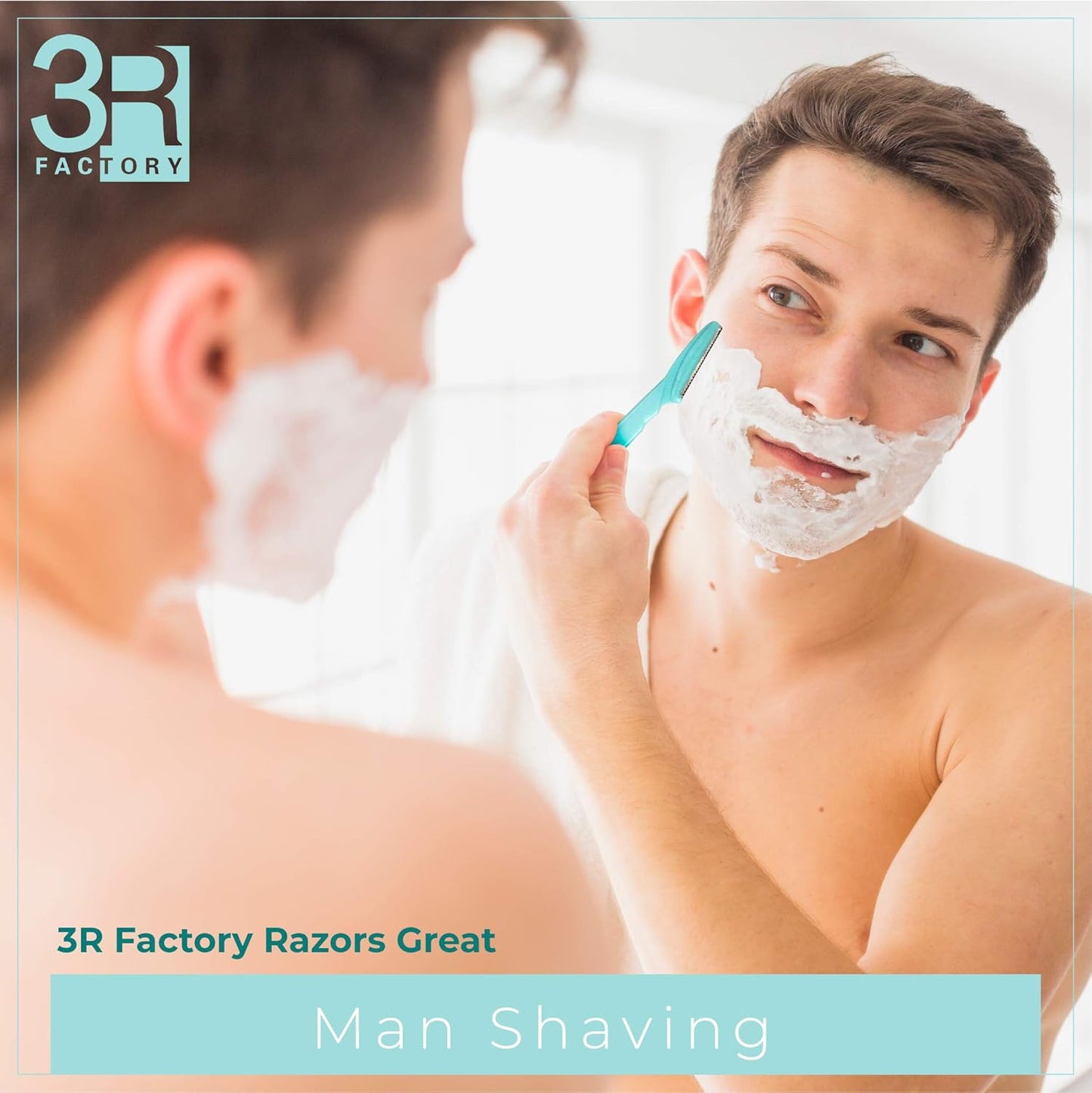 Face Razors for Women - 3R Factory Face Shaver Womens Peach Fuzz, Dermaplane Razor for Women Face, Ladies Shavers for Facial Hair, Eyebrow, Facial & Neck. Come with Safety Cover (Packs of 6)