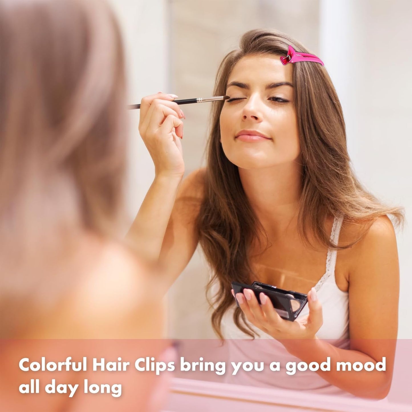 Neon Hair Clips, AIMIKE 6 Pcs Duck Billed Hair Roller Clips for Professional Hairstyling and Cutting - 4.3" Long