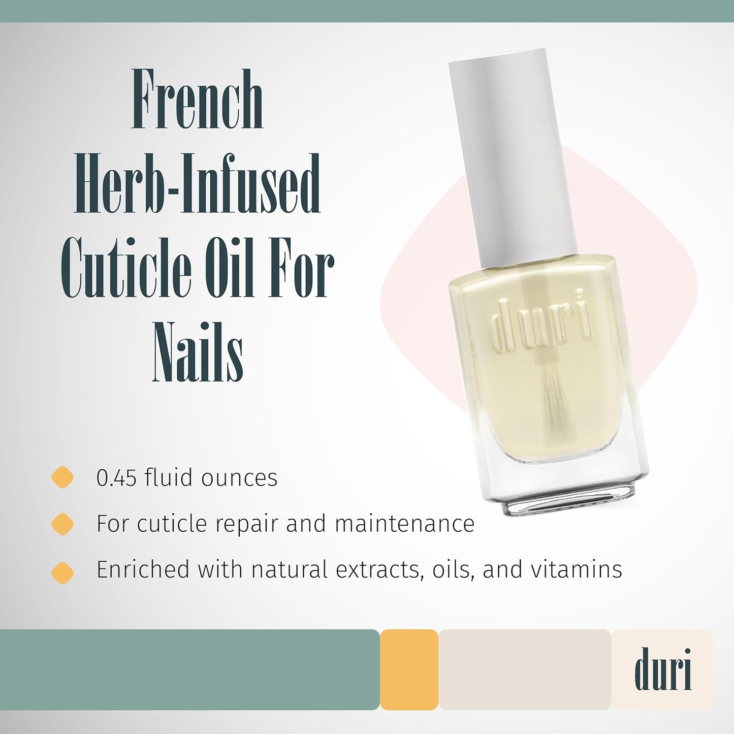 duri French Herbs Nail Cuticle Oil - 0.5 fl. oz.