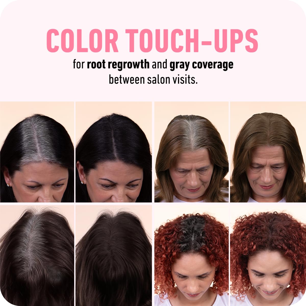 BOLDIFY Hairline Powder (LARGE, 10g) - Root Touch Up Hair Color for Gray Coverage - Bald Spot Concealing Hair Powder for Women & Men - 48-Hour Stain-Proof - Auburn