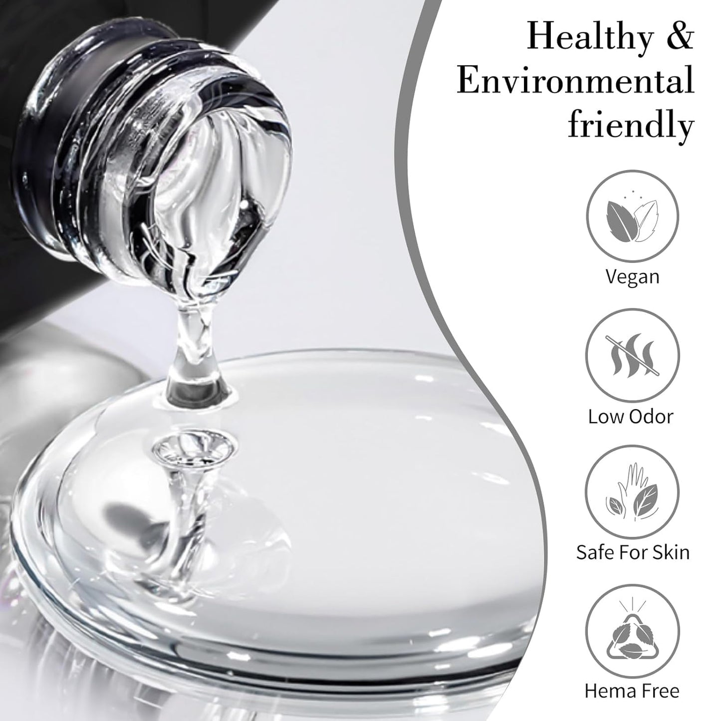 CANNI Nail Strengthening Reinforce Gel – Repair Hardener Polish for Weak, Damaged Nails, Clear Soak-Off, Long-Lasting DIY Nail Art for Women