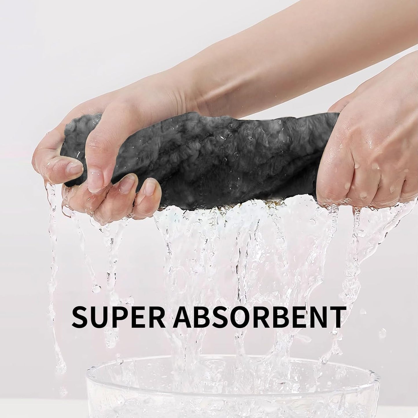 Oversized Bath Towels 40x80 Inches Extra Large Bath Sheets for Adults Super Soft Quick Dry Highly Absobent Microfiber Shower Towels for Bathroom（Charcoal Gray, 6Piece