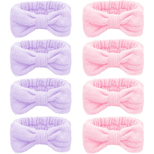 Ondder Skincare Headband for Washing Face Spa Makeup Face Wash Headband Skin Care Headbands Terry Cloth Head Band Bachelorette Party Favors Spa Party Hair Accessories Bachelorette Gifts for Bride