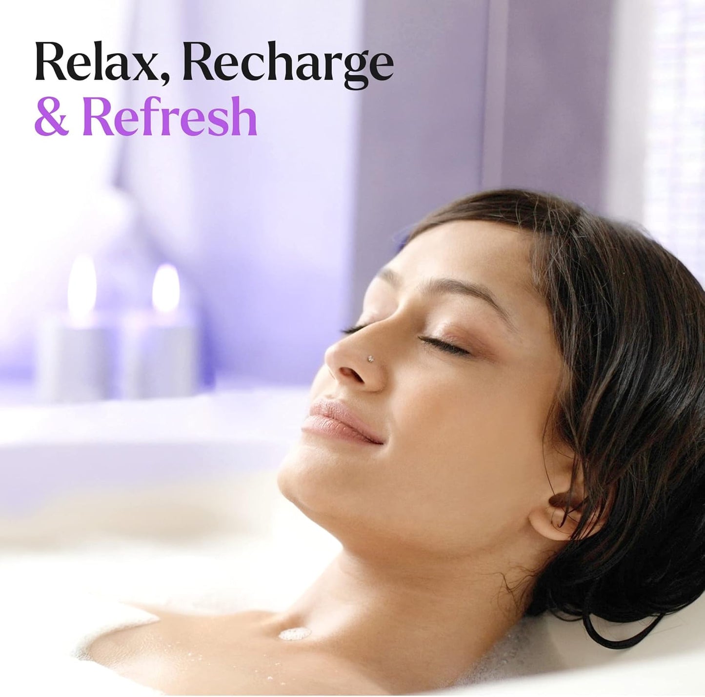 Miracle Made Lavender Aromatherapy Shower Steamers – Essential Oil Shower Bombs for Relaxation, Nasal Relief & Daily Self-Care – 15 Shower Melt Tablets