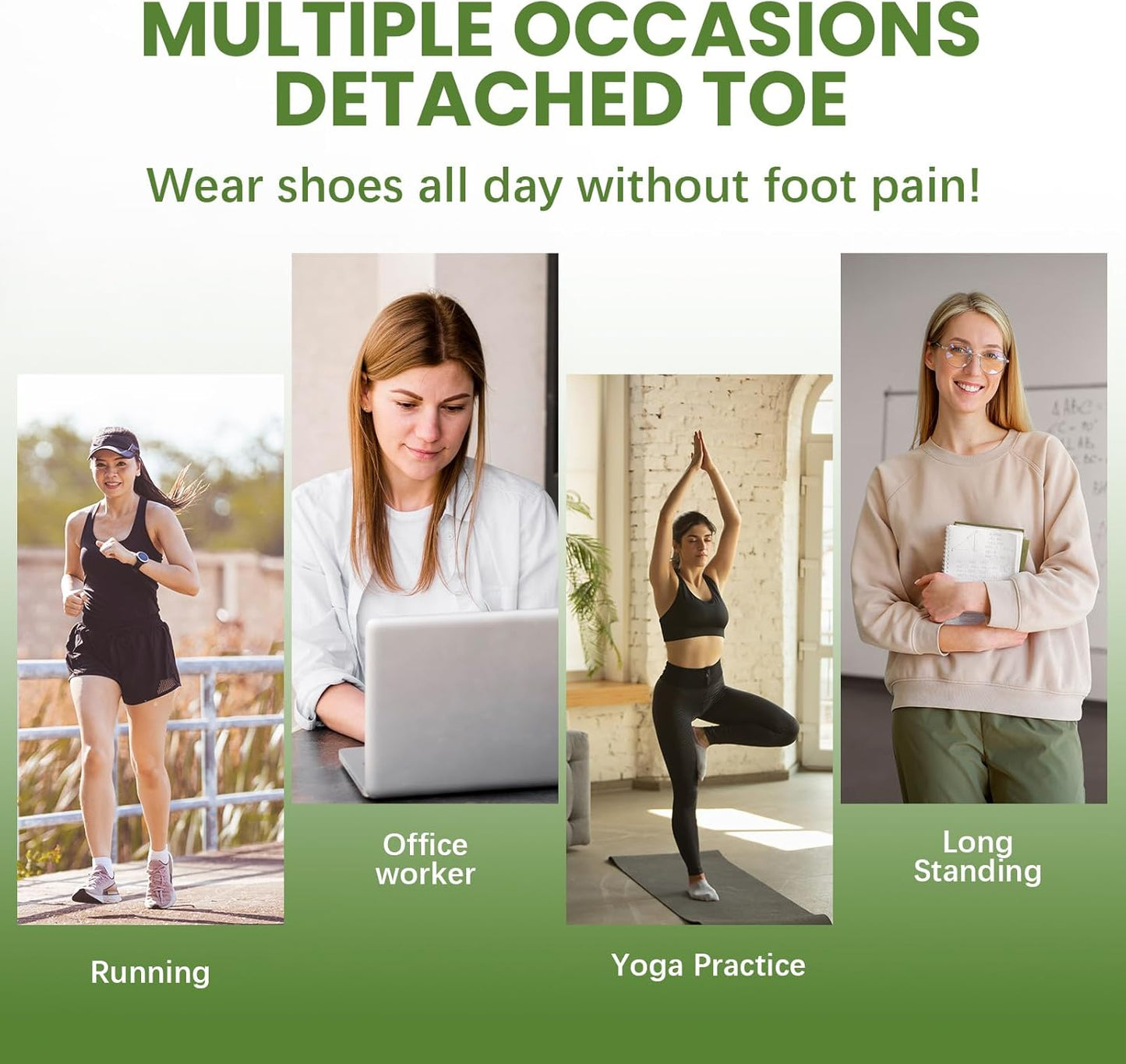 Bukihome Silicone Toe Protectors – 14 Pack Silicone Toe Sleeve for Hammer Toes, Corns, Calluses, Blisters – Soft Gel Protector Toe Cushions for Pain Relief (Beige, Small)