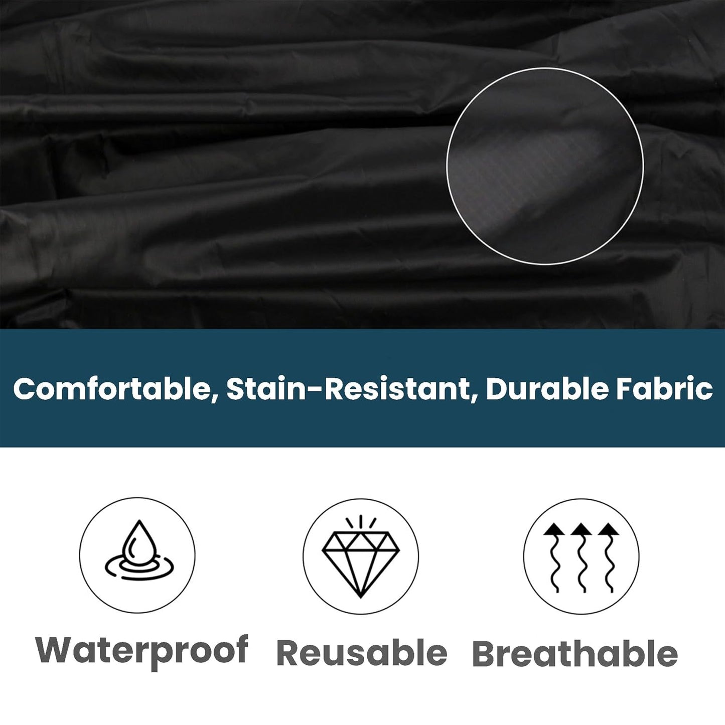 Beard Shaving Bib Apron Mens Beard Hair Catcher for Shaving and Trimming, Non-Stick Beard Shave Cape, Grooming Accessories Tools & Gifts for Husband or Dad (Black)