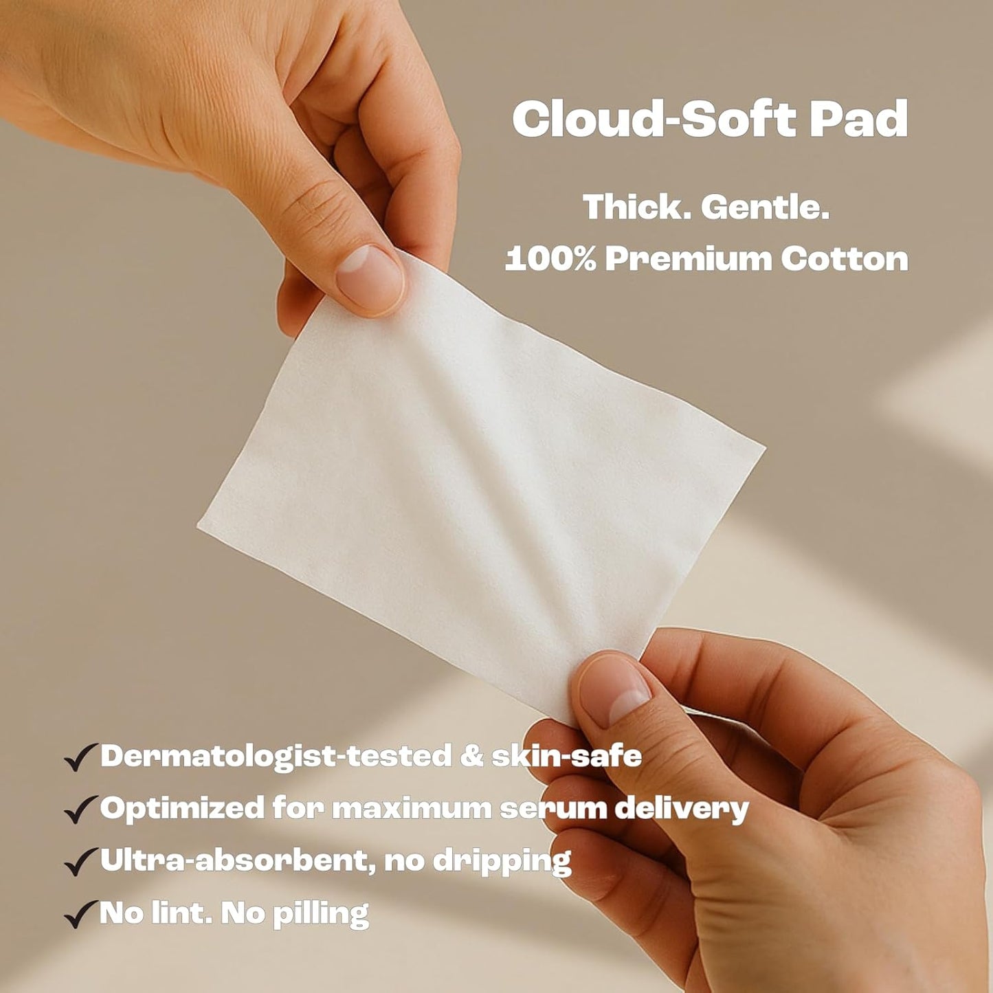 Hydracalm & Aquafresh Facial Cleansing Pads – 60 Individually Wrapped Face Wipes for Travel, Gym & On-the-Go Skincare | Hydrating + Oil-Control Cotton Pads for All Skin Types