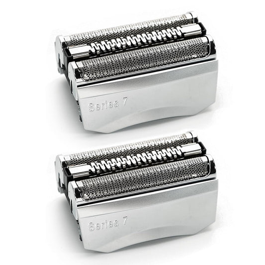 Series 7 70S Replacement Shaver Heads Compatible with Braun Series 7 Electric Razors, 70S Blades for Braun s7 Replacement Foil and Cutter 720cc, 730cc, 735s, 750cc, 760cc, 790cc