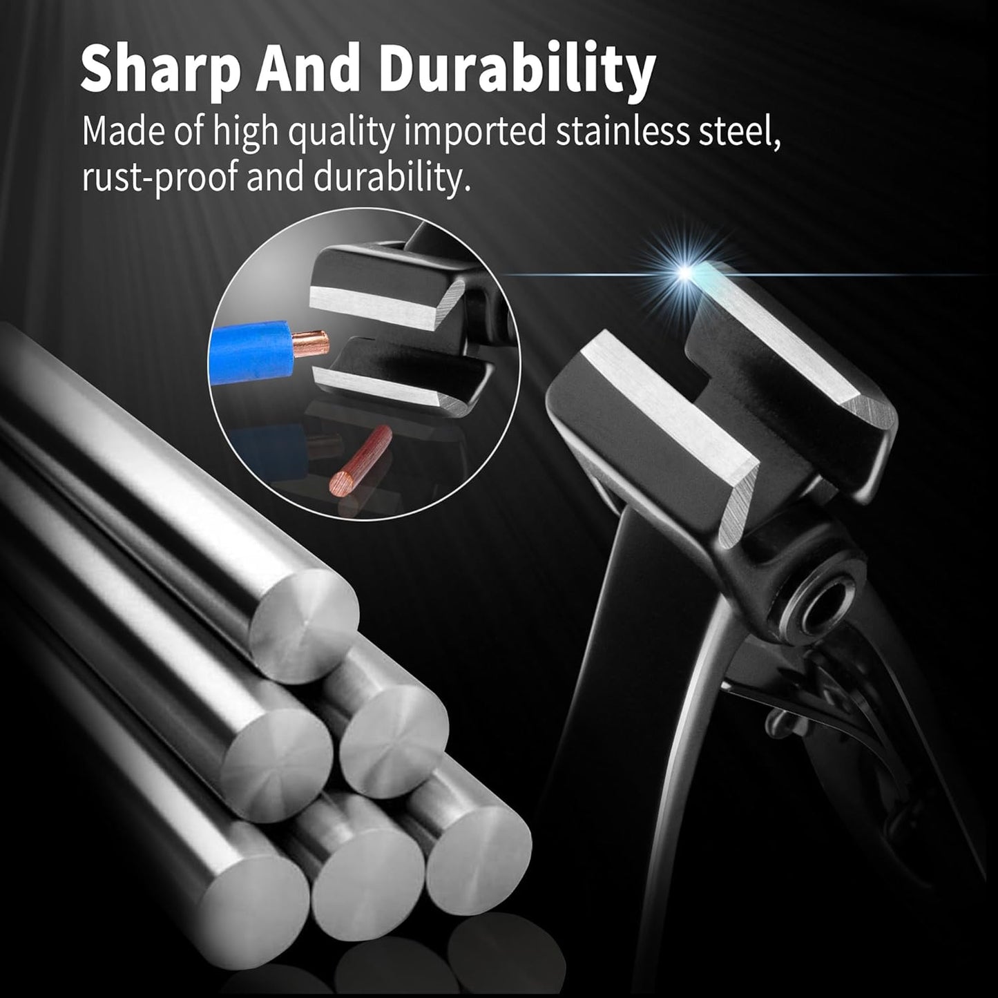 Straight Nail Clipper, 17mm Wide Jaw Opening Extra Large Toenail Clippers for Thick Nails or Tough Fingernail & Ingrown Toenail, Heavy Duty Thick Toenail Clippers for Seniors, Men, Adult