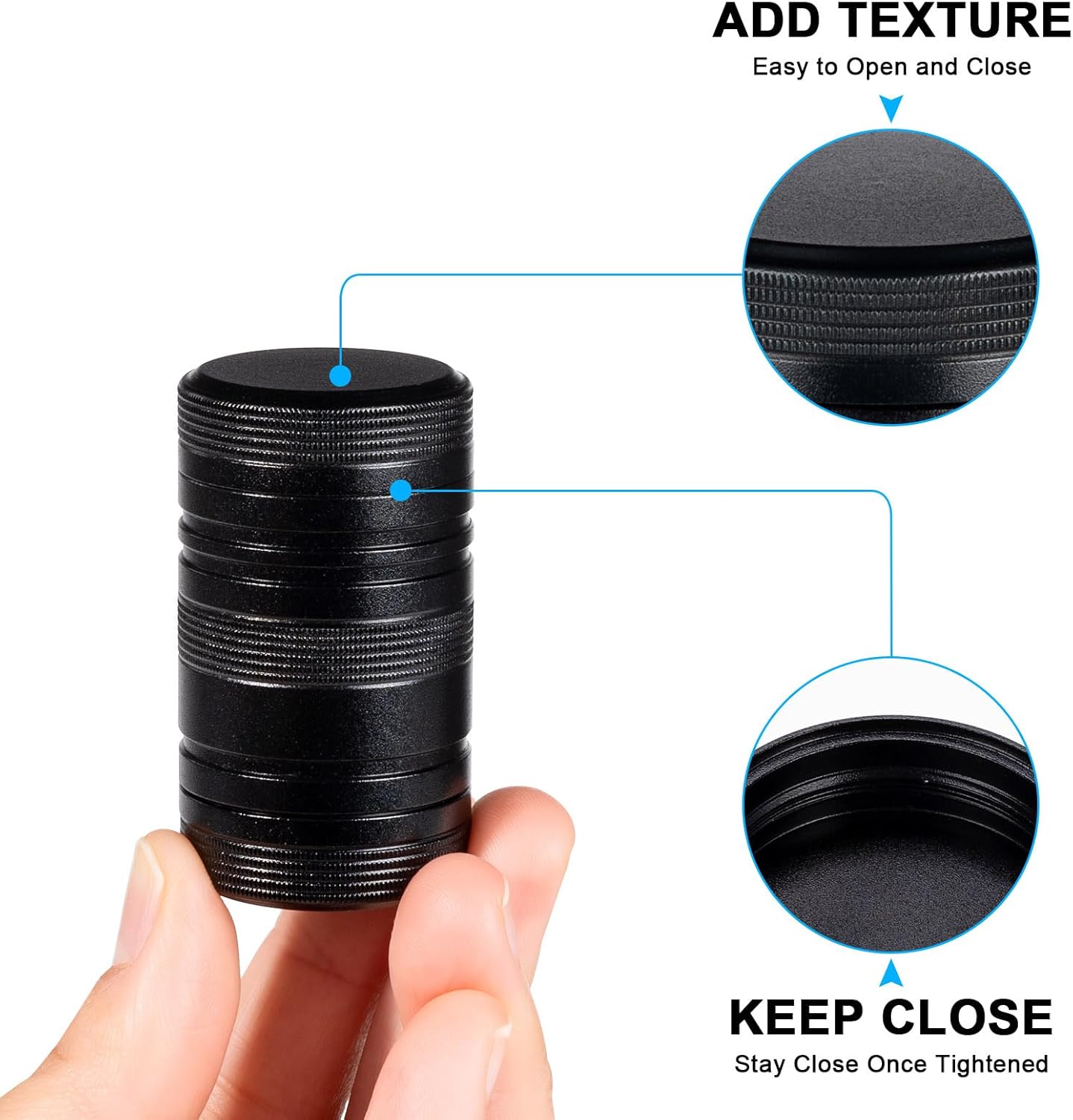 Metal Pill Box 2 Times a Day - Waterproof Samll Pill Case for Purse - Travel Pill Container, Portable Medicine Organizer Holder for Vitamin, Fish Oils, Supplements 1 Pack