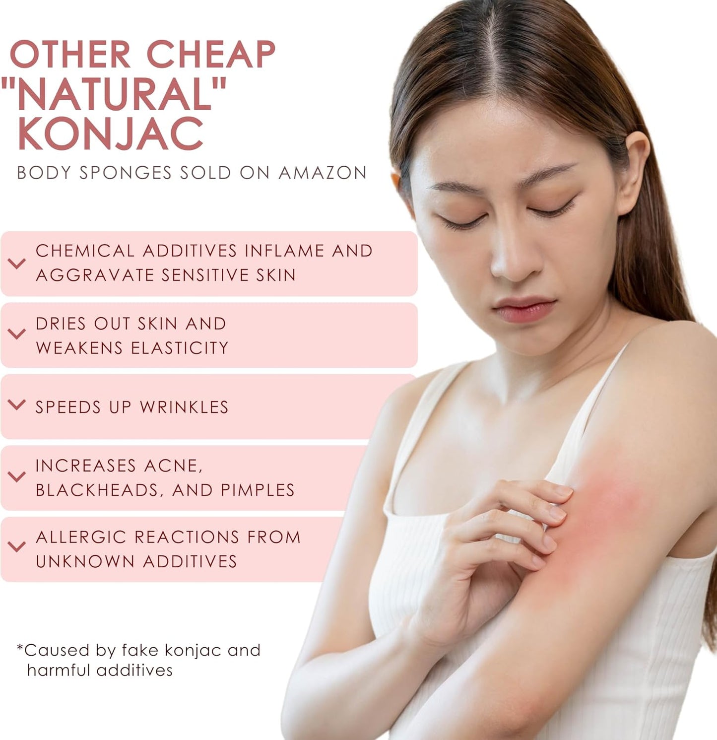 Konjac Sponge Body (2 Pack) Exfoliating Walnut | Microplastic Free 100% Natural | Non-Toxic | Biodegradable | Eco-Friendly | Plastic Free Packaging