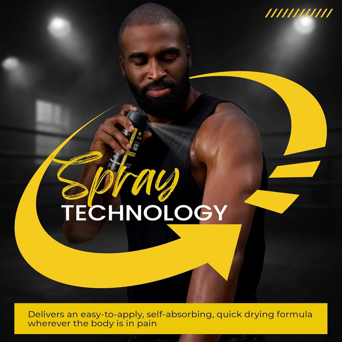 TIDL Cryotherapy Pain Relief Spray, 3 Oz, Targeted Neck Pain, Joint & Muscle Pain Relief, Organic, Plant-Based Menthol, Instant Cooling for Arthritis, Back & Knee Pain