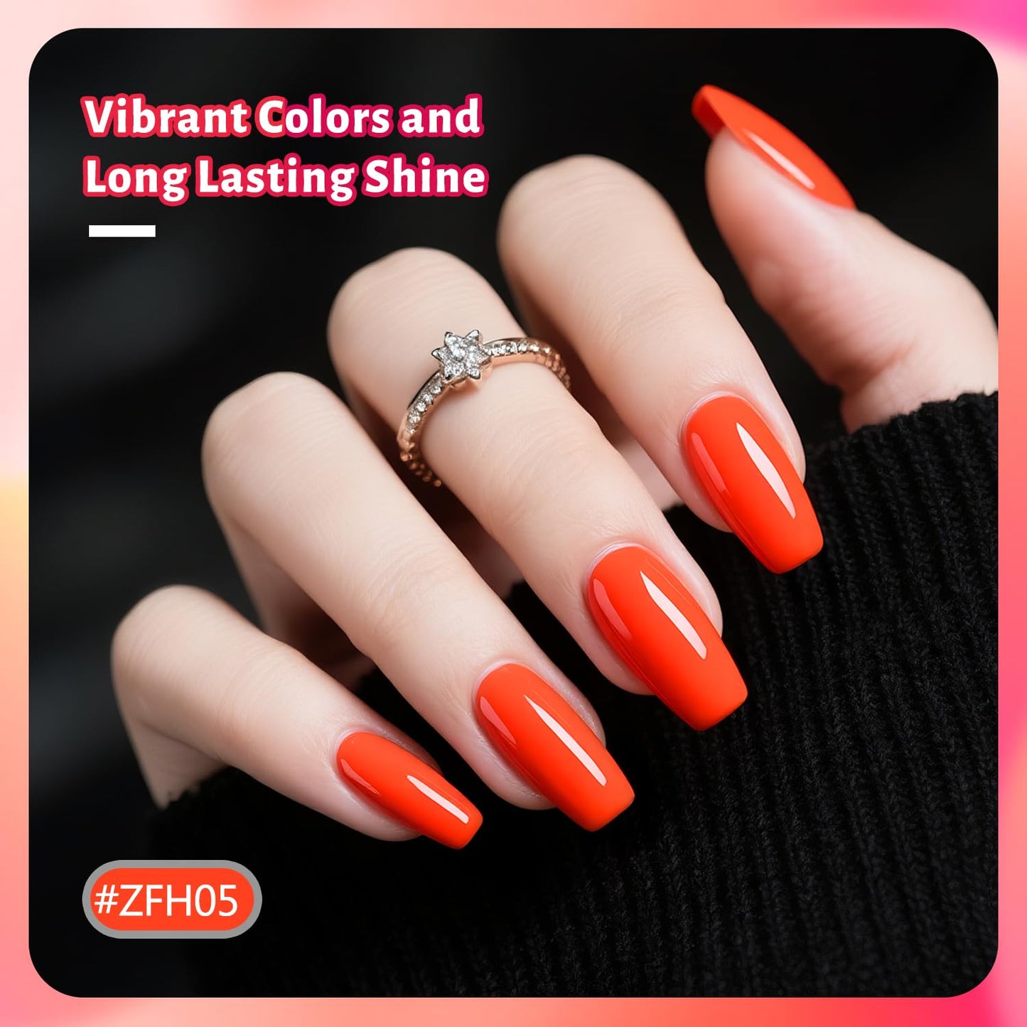 12 PCS Pink Nail Polish Set With 10 Colour Combo, 2 PCS Base and Top Coat, Fast Drying Long Lasting Nail Polish for Holiday Gift Giving