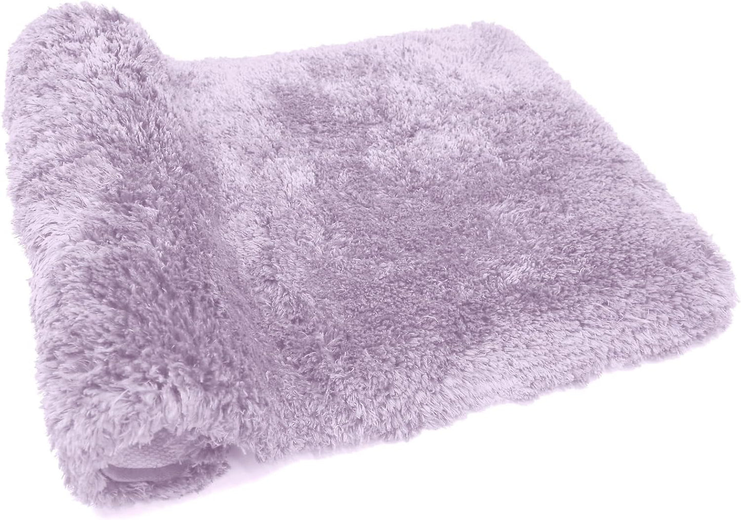 FIFU Bathroom Runner Rug 24" W x 48" L, Bath Mats for Bathroom, Bedroom & Kitchen, Non-Slip Rubber Latex Backing, Comfort & Soft Shower Bathmat & Carpet for Sink, Home & Hallways, Lavender