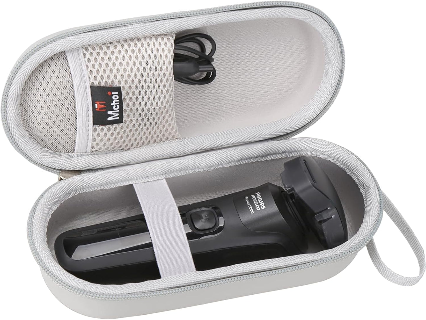 Mchoi Hard Storage Case for Philips Norelco Shaver 2100 2300 3500 6800 3100 5500 5100 5300 5700 6880 7000 7100 7200 Wet/Dry Rotary Shaver, Case Only
