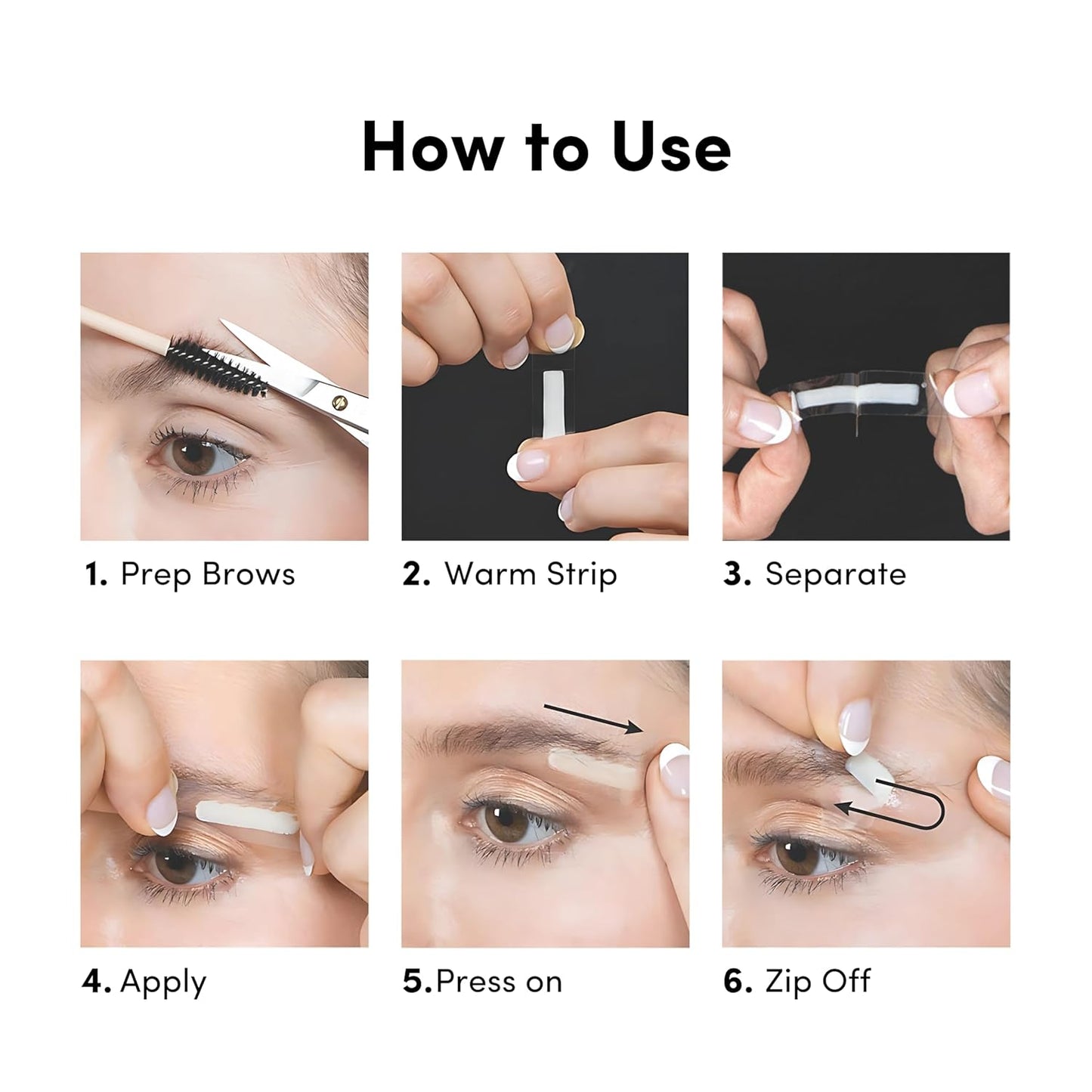 Parissa Eyebrow Wax Strips | Biodegradable & Fragrance-Free | Ready-to-Use Hair Removal Kit for At-Home Brow Waxing, Gentle on Sensitive Skin with Post-Wax Ultra Soothe Oil | 32 Strips (16 x 2)