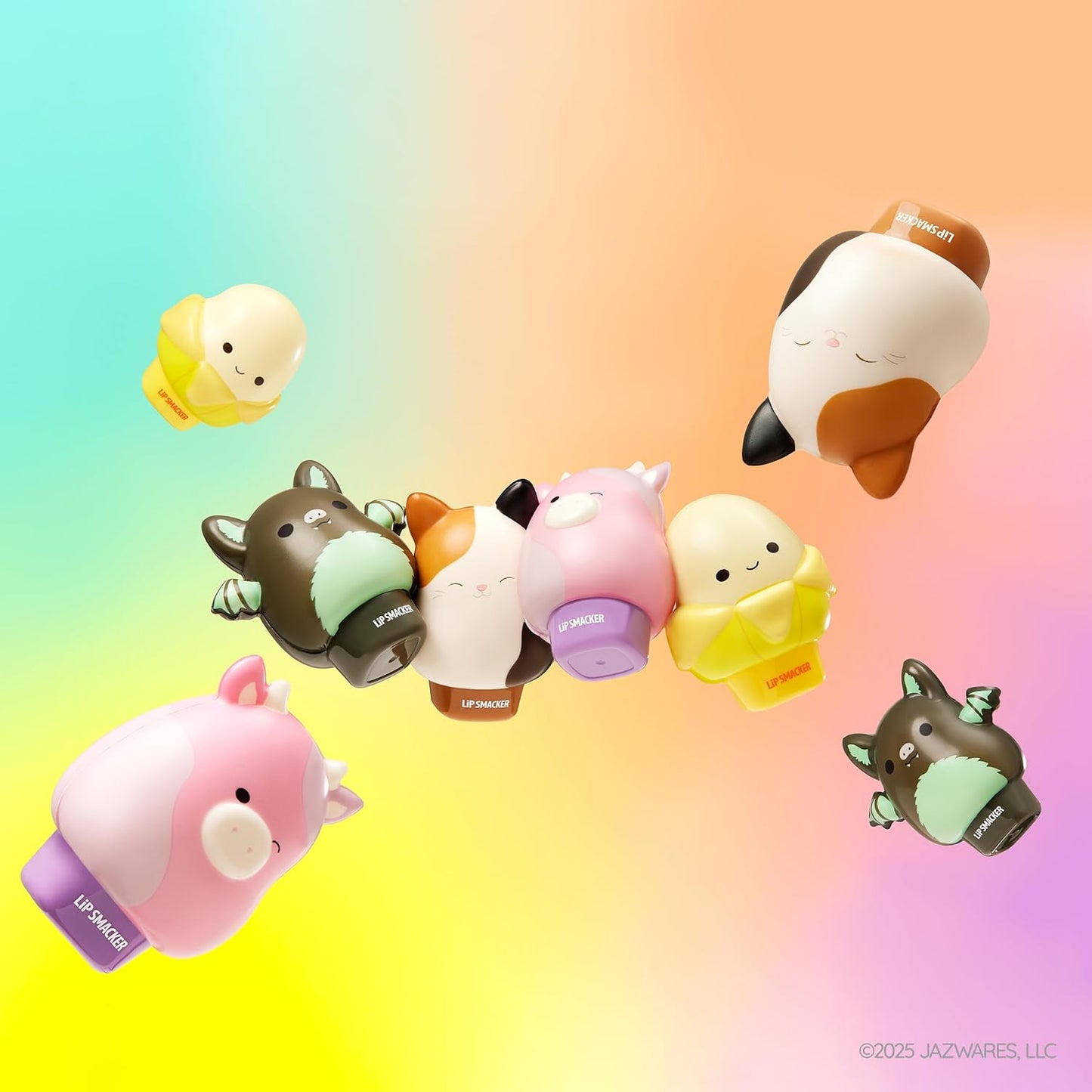 Lip Smacker Squishmallows Moisturizing Lip Balm, Fun Soft Squishy Collectible Top, Hydrates & Smooths – Junie