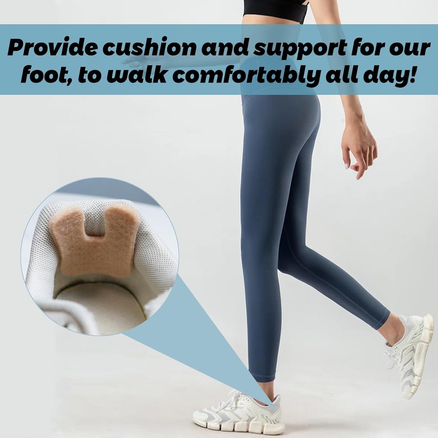 36 Unisex Beige Felt Forefoot Pads, U-Shaped, 0.2 Inch Thick, Pain Relief, Callus Protection, Fits Most Feet