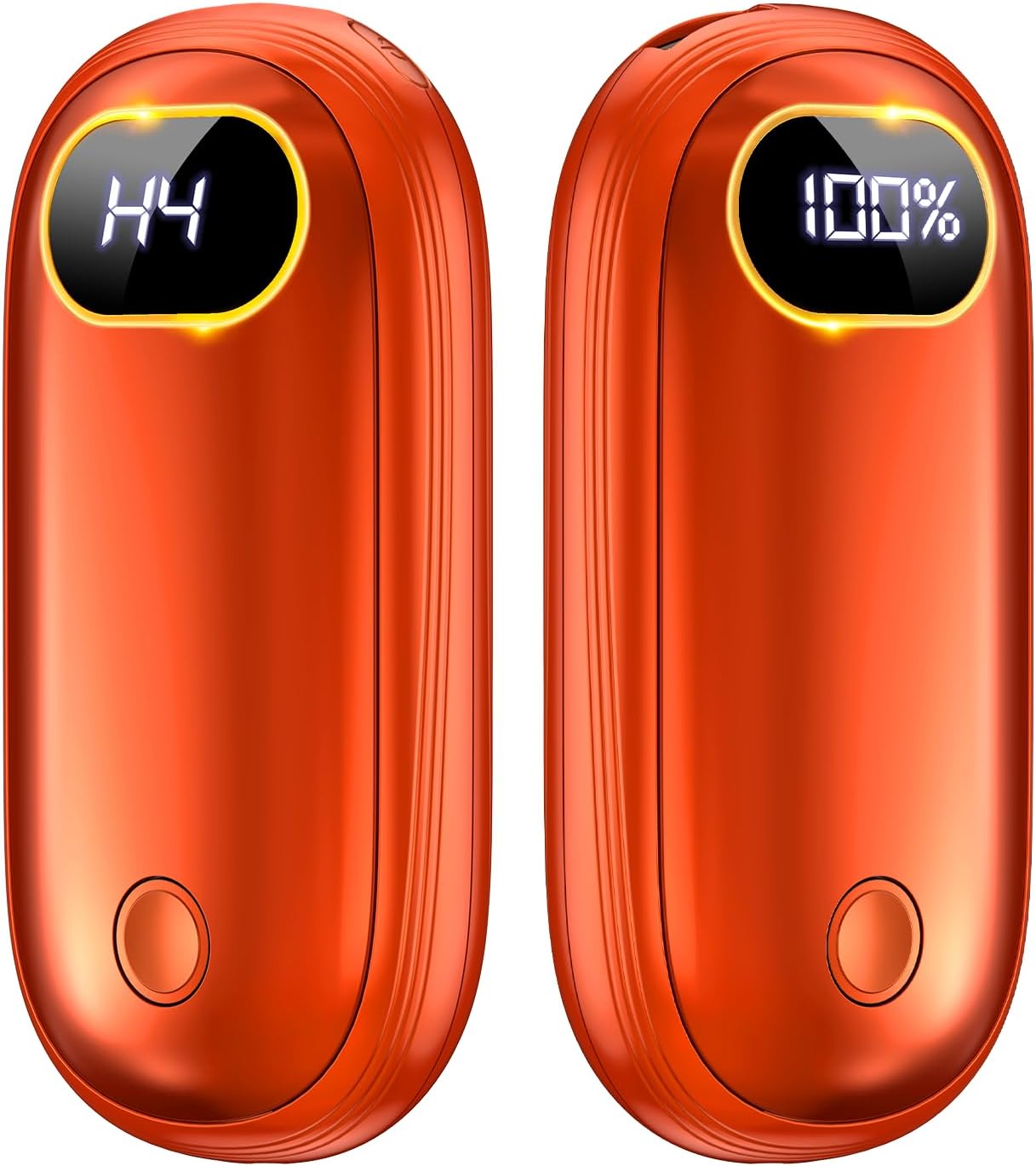 Hand Warmers Rechargeable - Electric Hand Warmers Rechargeable 2 Pack Heat Up to 131℉ with 18Hrs Warmth, Electronic Portable Pocket Heater for Golf Raynauds Camping, Gifts for Women Man