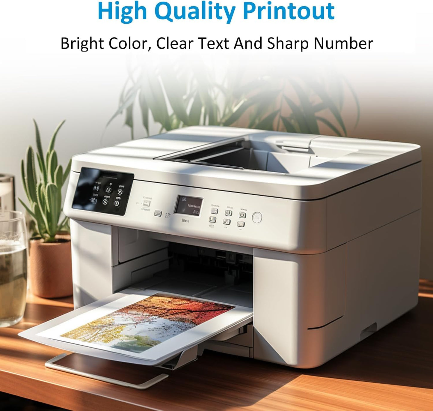 T522 522 Ink Refill Bottles for Epson EcoTank Printers ET-2800 ET-4800 ET-4700 ET-2400 ET-2720 ET-2803 (2 Black, 1 Cyan, 1 Magenta, 1 Yellow)